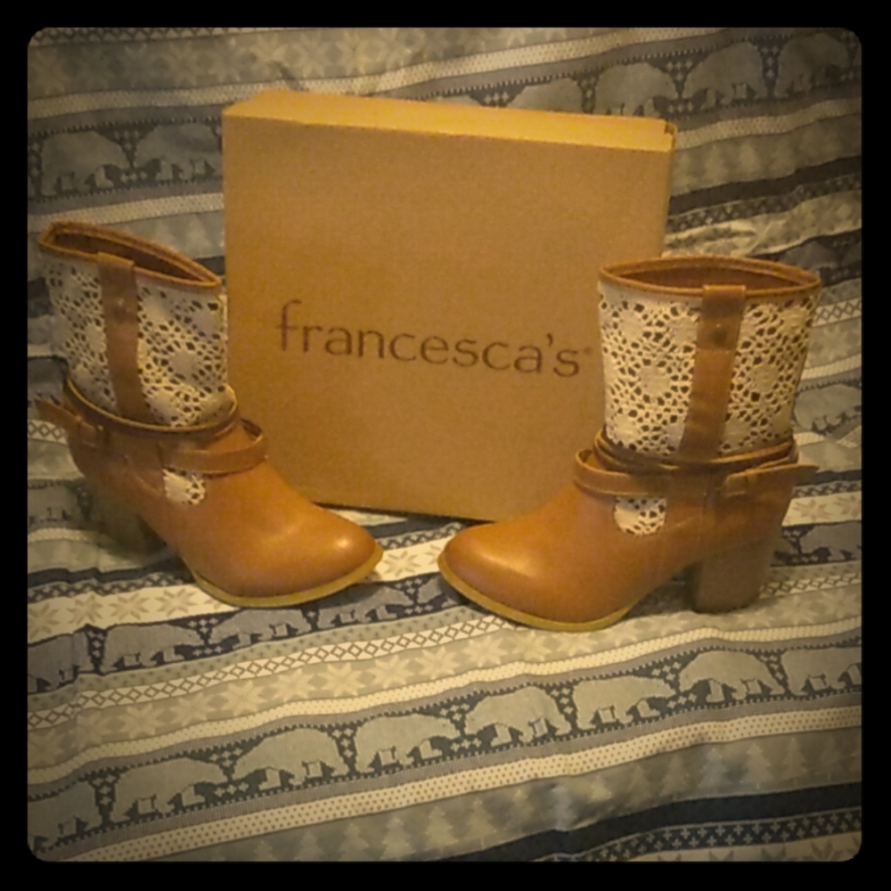 Coachella Crochet Bootie by Francesca's